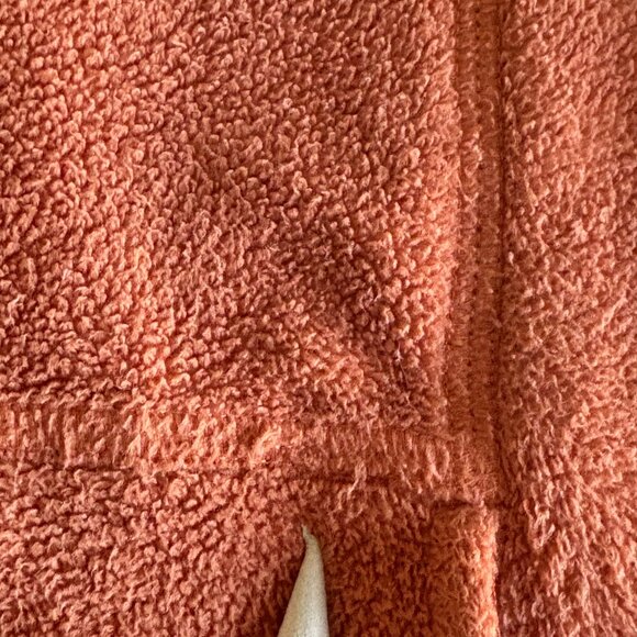 Horny Toad Womens Fleece Full Zip Vest Size M Orange Mock Neck Pockets Outdoors - Picture 7 of 12